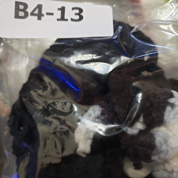 Woman's Handmade Crochet 2 Scrunchies and Flower Headband Black | New - Picture 11 of 11